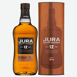Виски Jura Aged 12 Years в подарочной упаковке, 0.7 л.