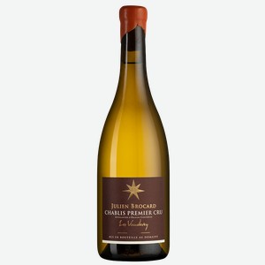 Вино Chablis Premier Cru Vaudevey, Julien Brocard, 2020, 0.75 л