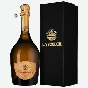 Игристое вино Soldati La Scolca Brut Millesimato d Antan в подарочной упаковке, 2011, 0.75 л