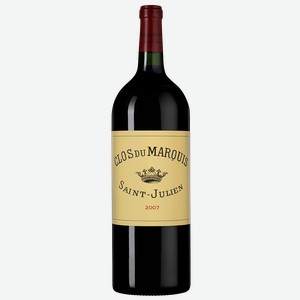 Вино Clos du Marquis, Chateau Leoville Las Cases, 2007, 1.5 л, 1.5 л
