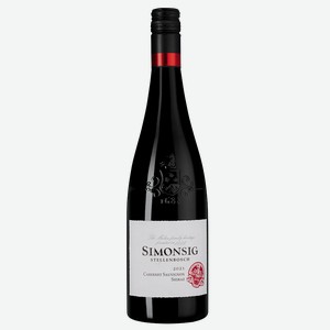 Вино Cabernet Sauvignon / Shiraz, Simonsig, 2021, 0.75 л