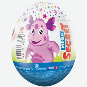 Шоколадное яйцо MEGA SECRET ЛУНТИК 20Г