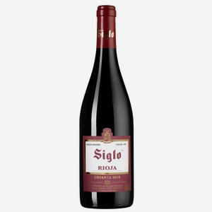Вино Siglo Crianza, Bodegas Manzanos, 2018, 0.75 л