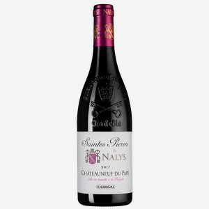 Вино Chateauneuf-du-Pape Saintes Pierres de Nalys Rouge, Guigal, 2017, 0.75 л