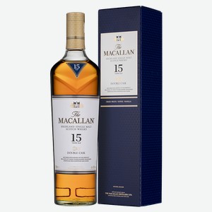 Виски Macallan Double Cask 15 years old в подарочной упаковке, 0.7 л.