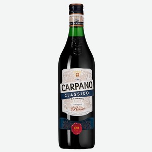 Вермут Carpano Classico, Fratelli Branca Distillerie, 1 л., 1 л.