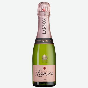 Шампанское Champagne Lanson le Rose Brut, 0.2 л., 0.2 л.
