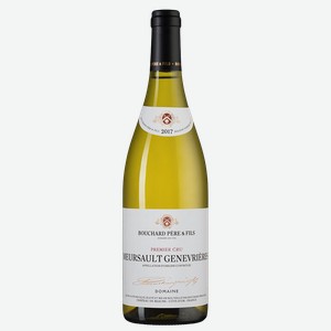 Вино Meursault Premier Cru Genevrieres, Bouchard Pere & Fils, 2017, 0.75 л