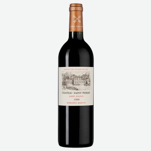 Вино Chateau Saint-Pierre, 1999, 0.75 л