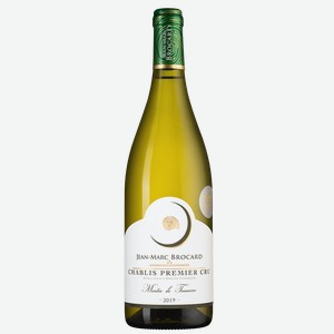 Вино Chablis Premier Cru Montee de Tonnerre, Jean-Marc Brocard (Domaine Sainte-Claire), 2019, 0.75 л