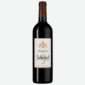 Вино Marquis de Bellefont, Chateau Bellefont-Belcier, 2014, 0.75 л