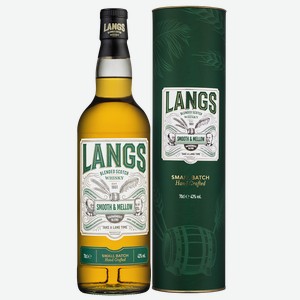 Виски Langs Smooth & Mellow в подарочной упаковке, 0.7 л.