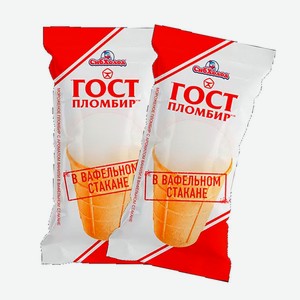 Мороженое /70гр/ Пломбир Гост Сибхолод В Ассортименте