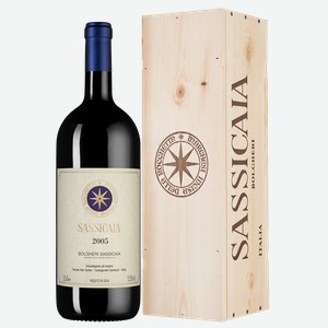 Вино Sassicaia, Tenuta San Guido, 2005, 1.5 л, 1.5 л