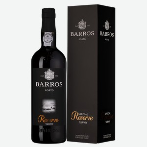 Портвейн Barros Reserve Tawny в подарочной упаковке, 0.75 л.