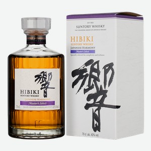 Виски Hibiki Japanese Harmony в подарочной упаковке, 0.7 л.