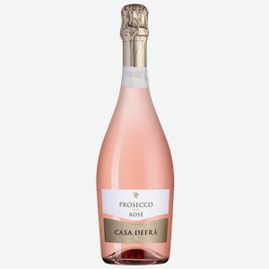 Игристое вино Prosecco Rose, Casa Defra, 2022, 0.75 л