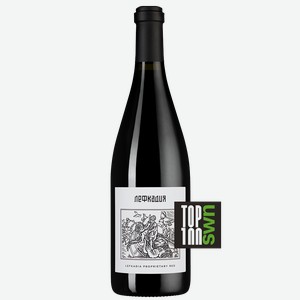 Вино Лефкадия Красное, 2019, 0.75 л