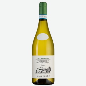 Вино Villa Bianchi Verdicchio dei Castelli di Jesi Classico, Umani Ronchi, 2023, 0.75 л