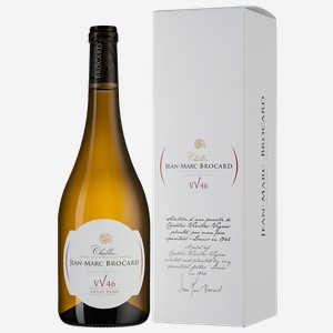 Вино Chablis Vieilles Vignes 1946 в подарочной упаковке, Jean-Marc Brocard (Domaine Sainte-Claire), 2021, 0.75 л