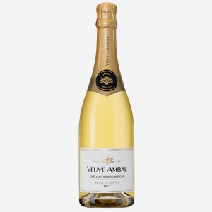 Игристое вино Blanc de Blanc Brut, Veuve Ambal, 2019, 0.75 л