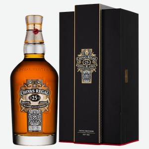 Виски Chivas Regal 25 Years Old в подарочной упаковке, Chivas Brothers, 0.7 л.