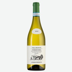 Вино Villa Bianchi Verdicchio dei Castelli di Jesi Classico, Umani Ronchi, 2020, 0.75 л