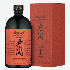 Виски Togouchi Pure Malt в подарочной упаковке, 0.7 л.