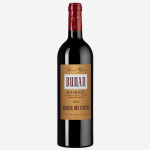 Вино Moulin des Costes Rouge, Domaines Bunan, 2018, 0.75 л