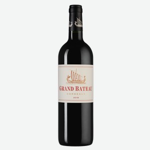 Вино Grand Bateau Rouge , Chateau Beychevelle, 2018, 0.75 л