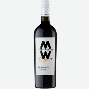 Вино Most Wanted REGIONS ZINFANDEL 2020 0.75 л