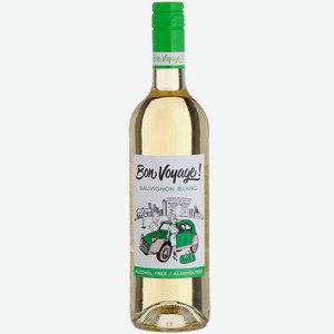 Вино безалкогольное Bon Voyage SAUVIGNON BLANC 2022 0.75 л