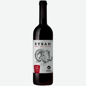 Вино M2 RED WINE SYRAH 2022 0.75 л