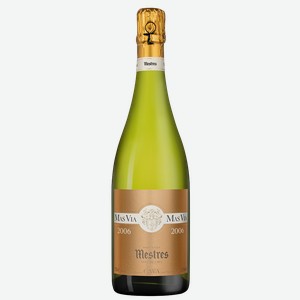 Игристое вино Cava Mas Via Gran Reserva Brut, Mestres, 2006, 0.75 л