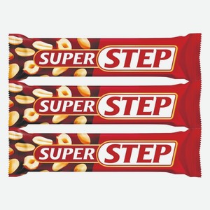 Конфеты глазированные Super Step нуга, арахис, карамель 65 г