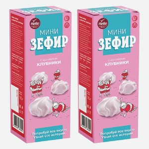 Мини-зефир с ароматом клубники КФ Нева 115 г