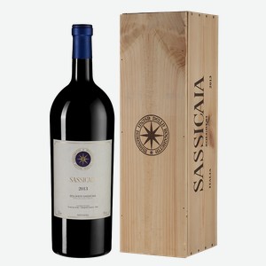 Вино Sassicaia, Tenuta San Guido, 2013, 3 л, 3 л