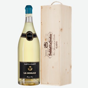Вино Gavi dei Gavi (Etichetta Nera), La Scolca, 2021, 3 л, 3 л