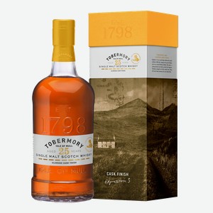 Виски Tobermory Aged 25 Years в подарочной упаковке, 0.7 л