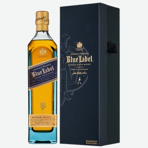 Виски Johnnie Walker Blue Label в подарочной упаковке, 0.7 л.