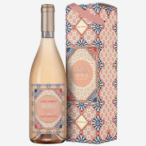 Вино Dolce&Gabbana Rosa в подарочной упаковке, Donnafugata, 2023, 0.75 л