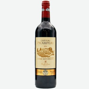 Вино ЗНМП Сент-Эмильон Шато Пикампо 2014 0.75 л
