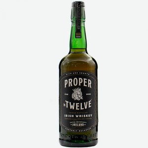 Виски ирландский купажированный Proper No. Twelve 40%, 0,7л 0.7 л