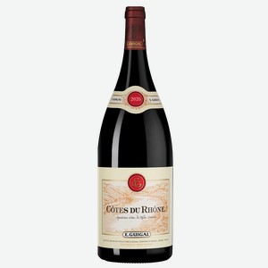 Вино Cotes du Rhone Rouge, Guigal, 2020, 1.5 л, 1.5 л