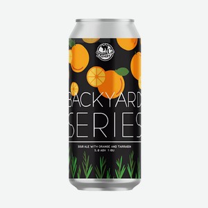 БЛЭК КЭТ саур Backyard series Апельсин-Тархун «БЭКЙАРД СЕРИЗ ОРАНЖ ТАРРАГОН» 5% 0,45л ж/б