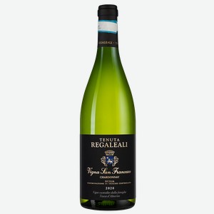 Вино Tenuta Regaleali Chardonnay Vigna San Francesco, Tasca d Almerita, 2020, 0.75 л