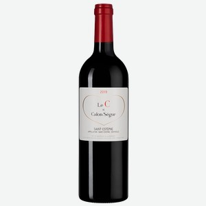 Вино Le C de Calon Segur, Chateau Calon Segur, 2019, 0.75 л
