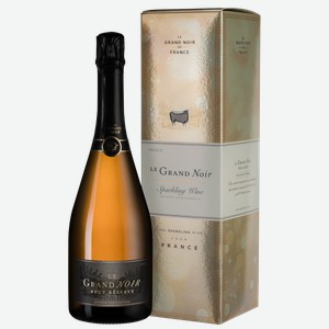 Игристое вино Le Grand Noir Brut Reserve в подарочной упаковке 0.75 л