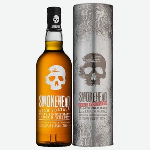 Виски Smokehead High Voltage в подарочной упаковке, 0.7 л