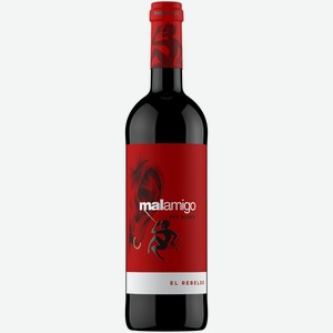 Вино Malamigo El Rebelde красное полусухое 0,75 л